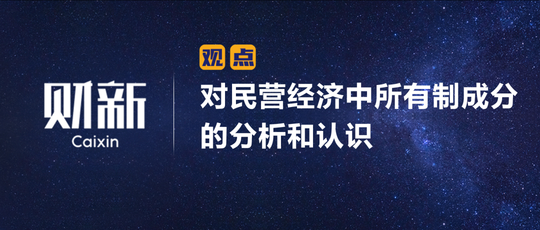 财新 | 陈利浩：对民营经济中所有制成分的分析和认识